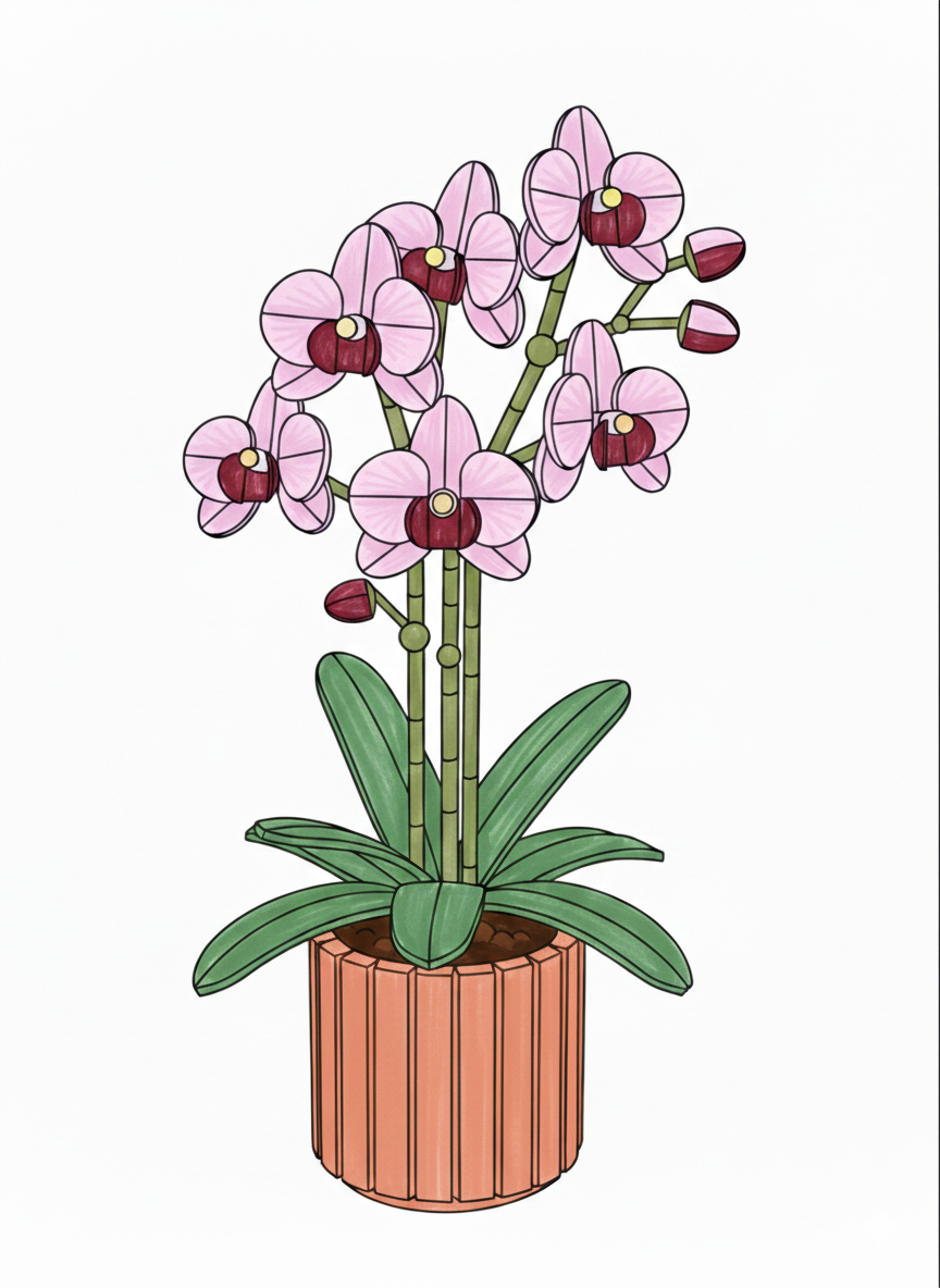 Blocks In Bloom Colouring Book (Digital PDF Download) – Printable