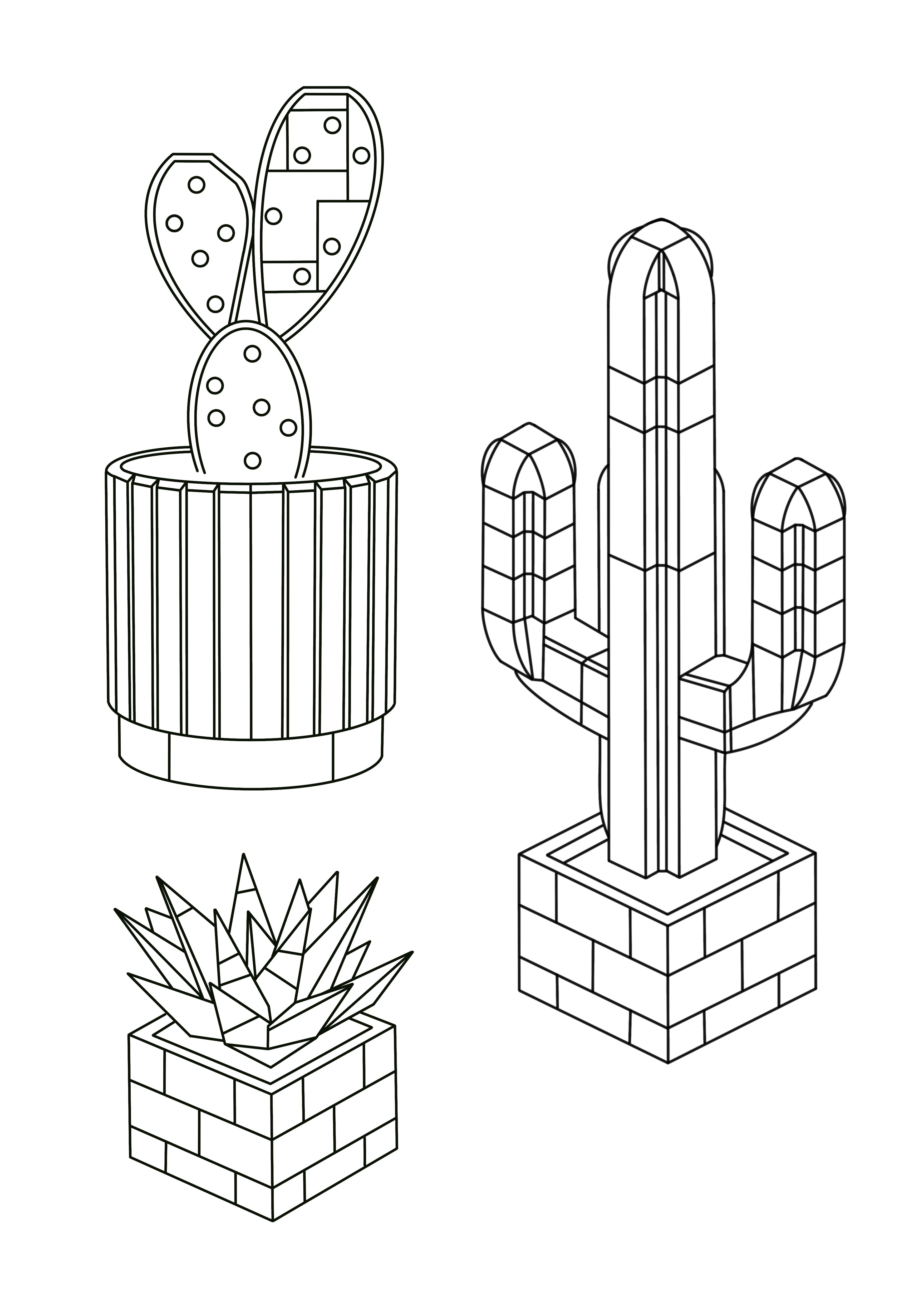Blocks In Bloom Colouring Book (Digital PDF Download) – Printable