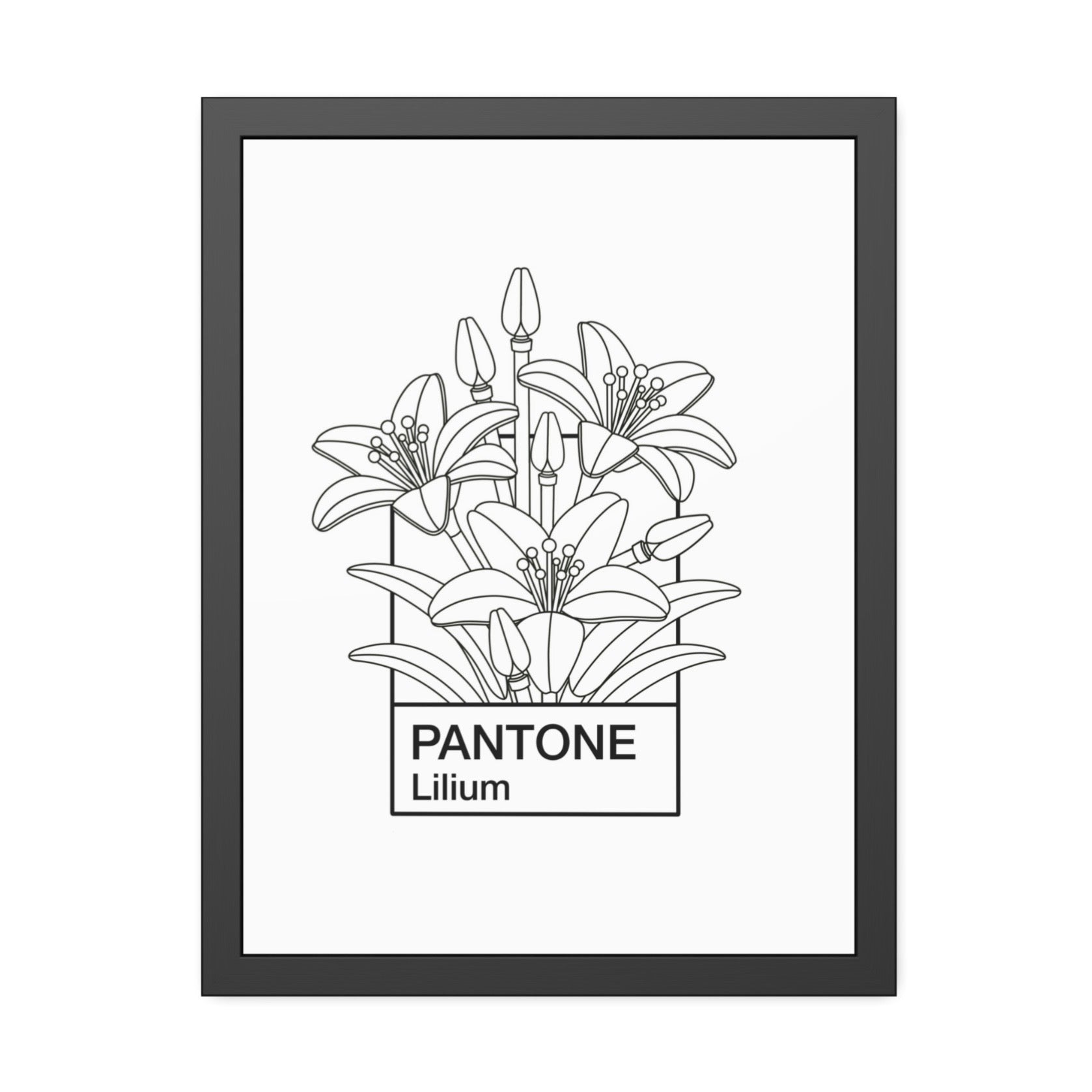 Pantone Lilium Art Print
