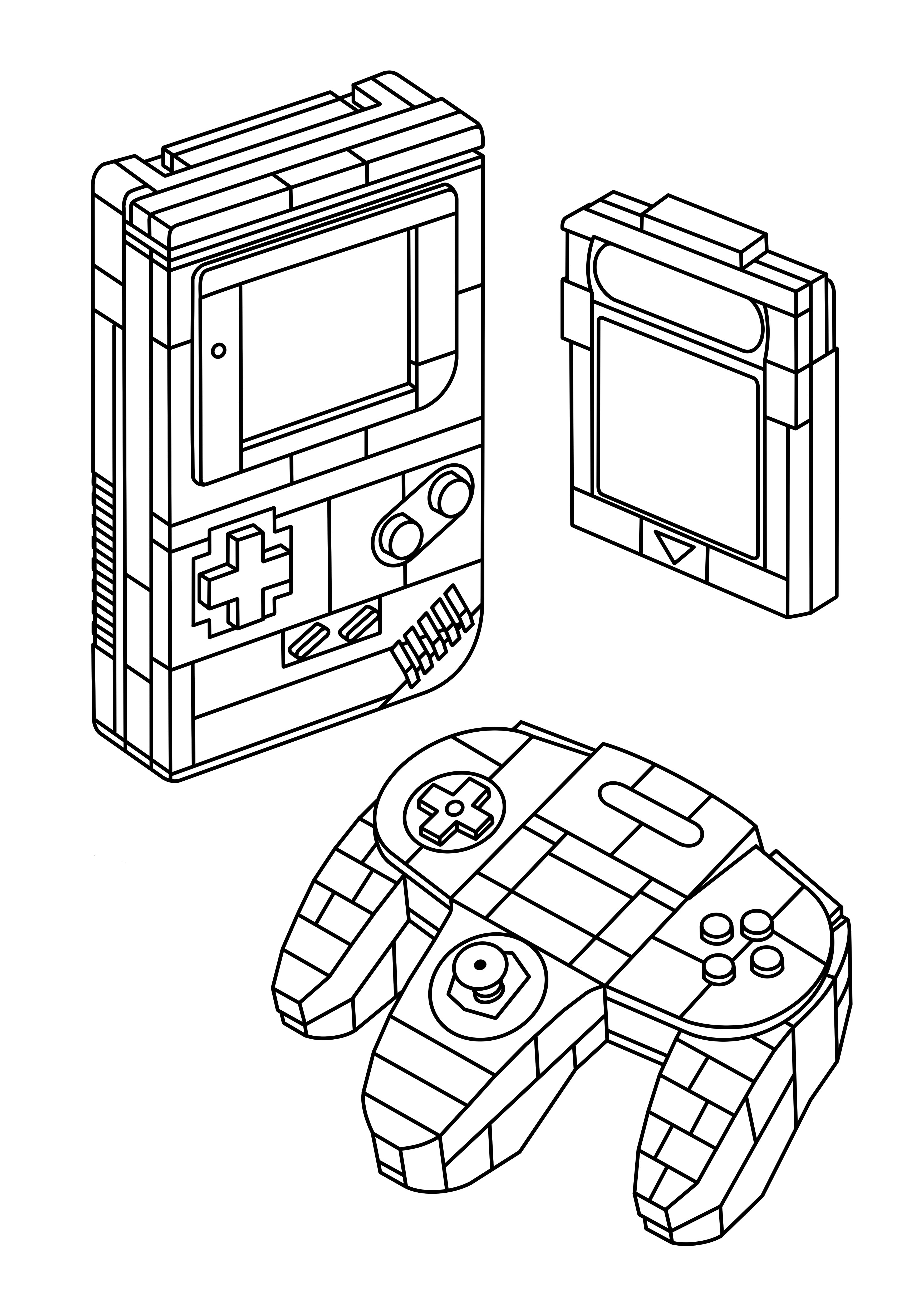 Retro In Blocks Colouring Book – Bold Geometric Designs for Relaxation & Creativity