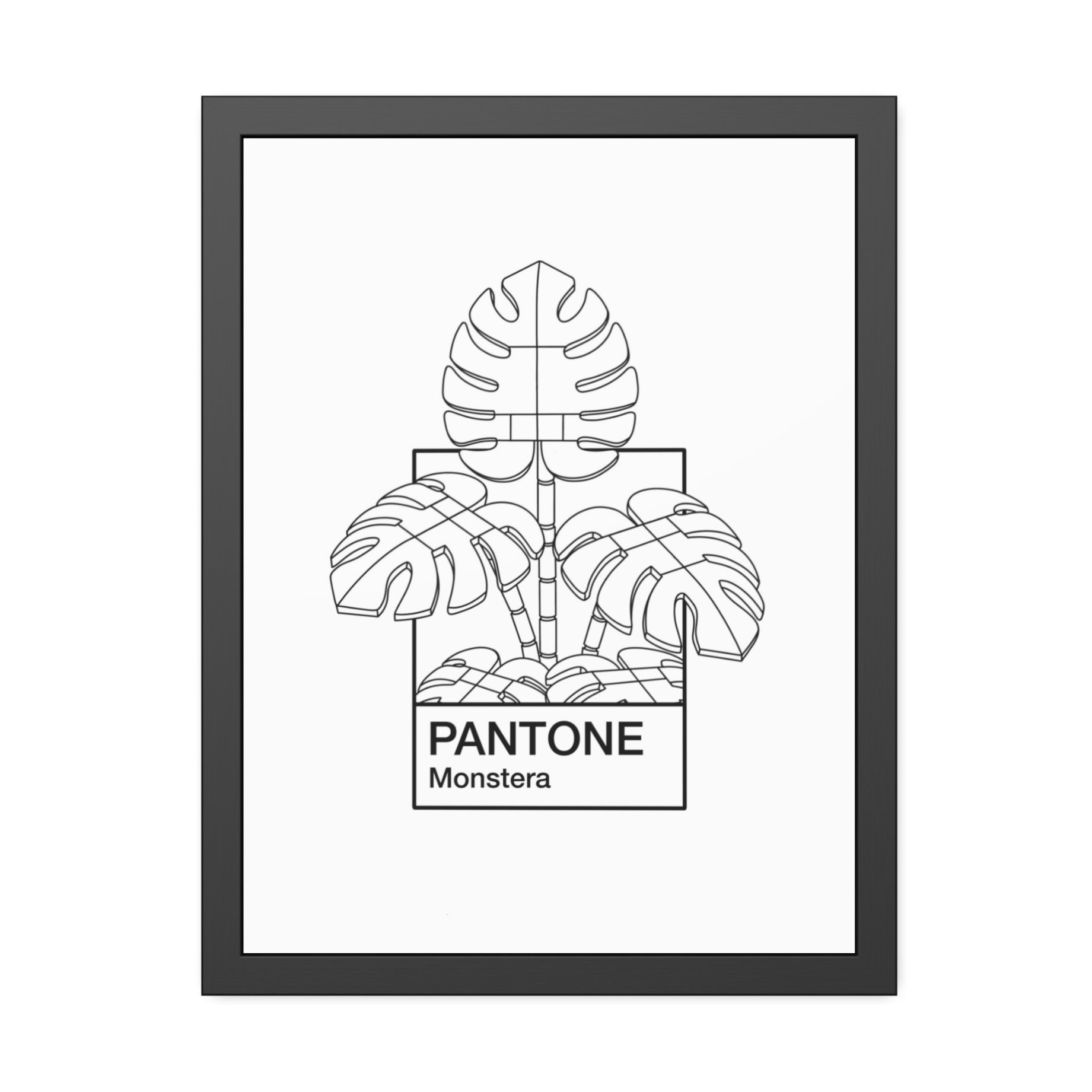 Pantone Monstera Art Print