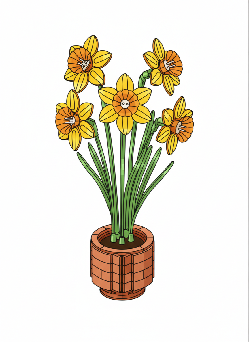 Blocks In Bloom Colouring Book (Digital PDF Download) – Printable