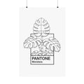 Pantone Monstera Art Print