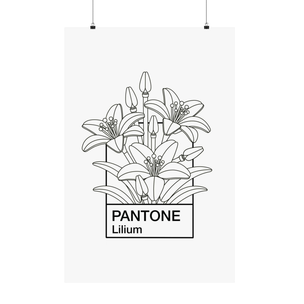 Pantone Lilium Art Print