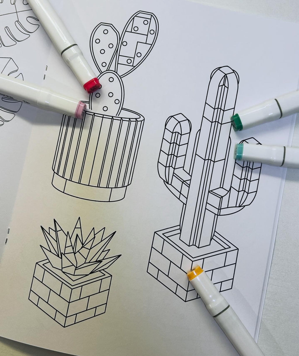 Blocks In Bloom & Pantone Monstera Bundle